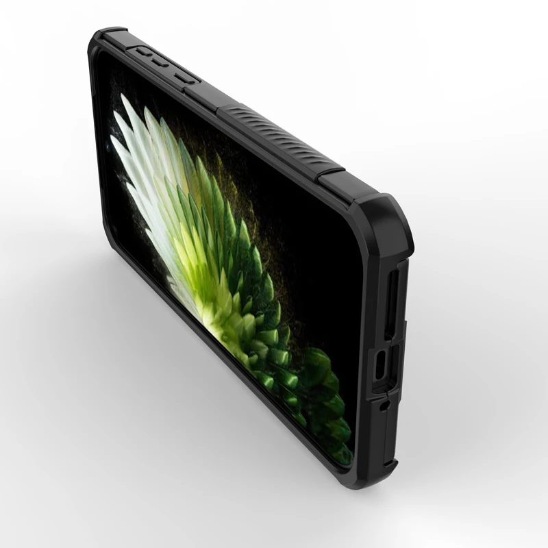 ELVEV Punk Style Shockproof Rugged Armor Phone Case with Bracket