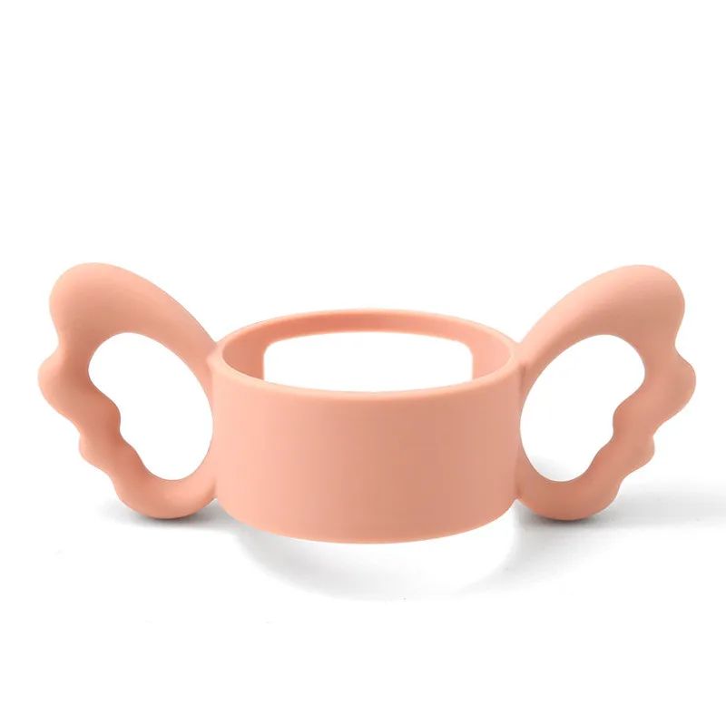 Poignées En Silicone Pour Biberons - Lot De 2, Design Ailes D'Ange, Ergonomiques Et Antidérapantes