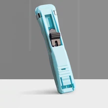  Metal Clip Push Staple Remover Paper Fixing Organizing Stapler Reusable Push Clamp Not Damage Paper Binding File Paper Clip Push 