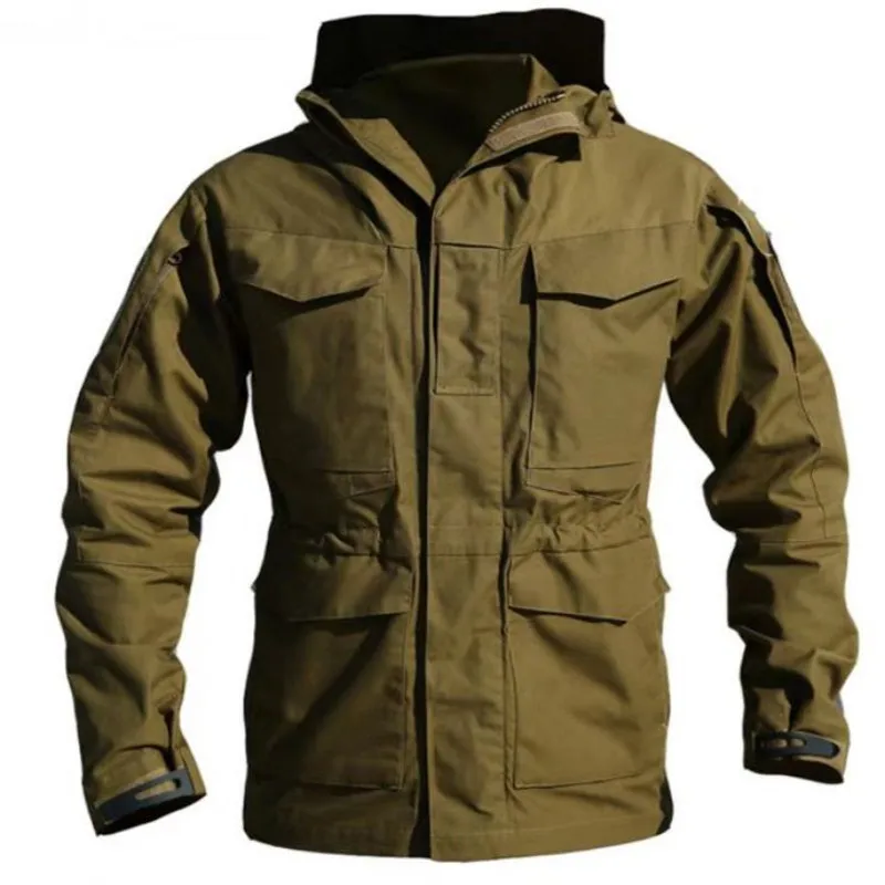 

M65 IX7 Military Jackets Outdoor Hiking Camping Waterproof Jacket Hoodie Sports Coat Autumn Winter Military Coats Police Jacket