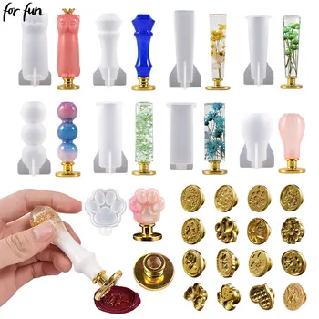 Fun Wax Seal Stamp Handle Silicone Mold 1