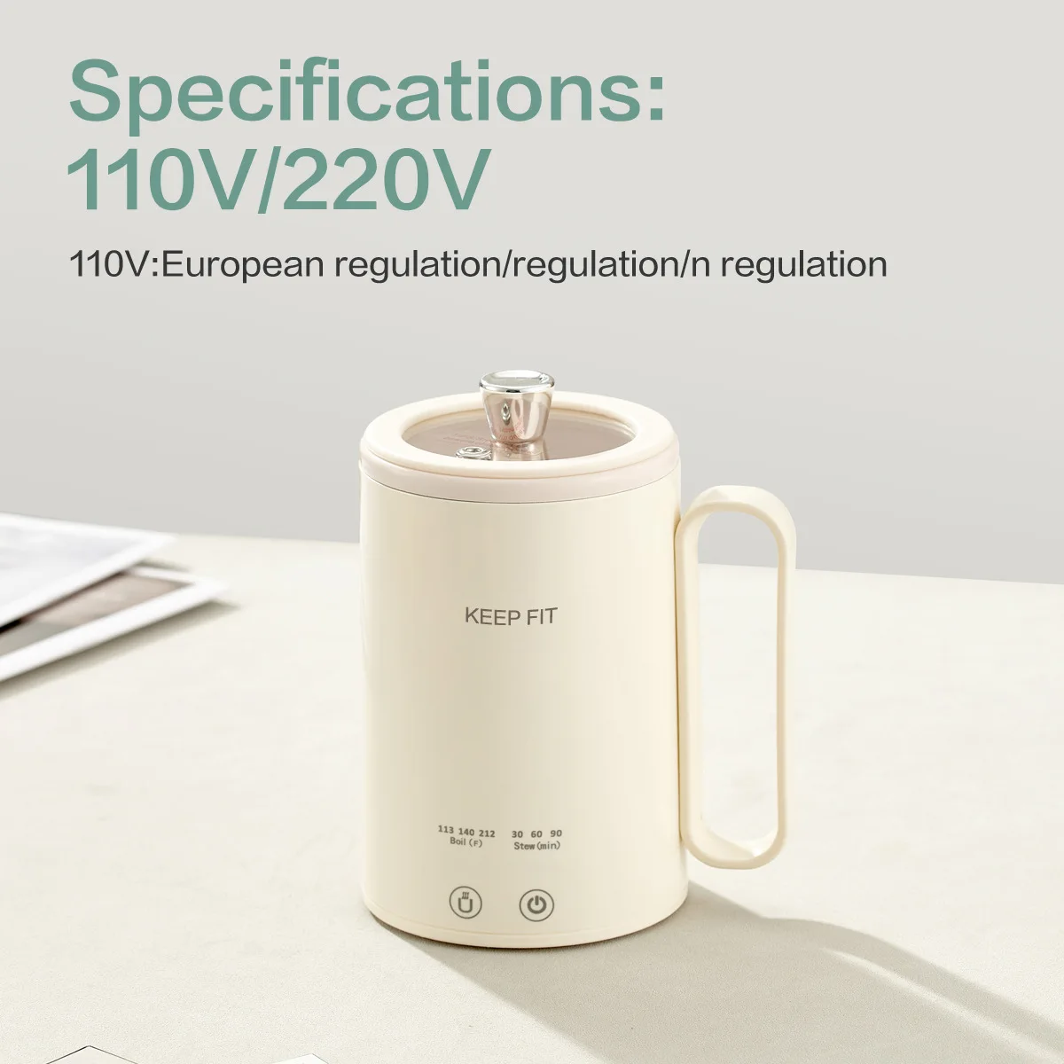 Portable Mini Travel Boiling Water Cup Tea Making Mini Timer Electric Kettle Electric Stew Cup Automatic Electric Boiling Cup 4