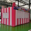 New Pink Inflatable Concession Stand Portable Carnival Inflatable Treat Shop Tent Stand Booth Candy Popcorn Store For Advertisin 4