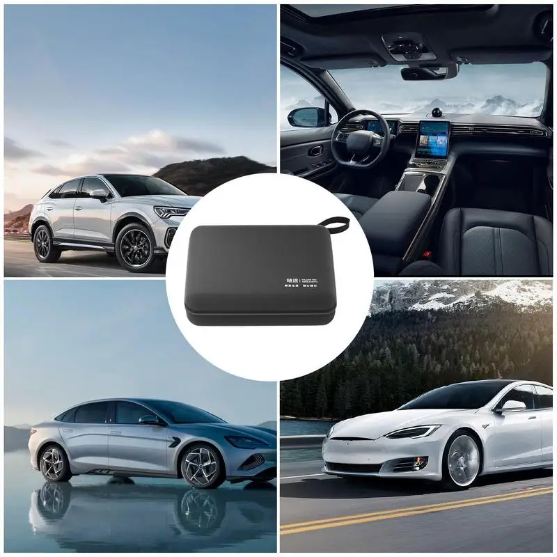 Gvblkq Sac D'aspirateur De Voiture, étui De Transport Portable, Petit étui De Transport Rigide, Sac De Rangement De Protection, Pas Facile à Déformer, Accessoires D'outils De Maison, Voyage Sûr, 23 X