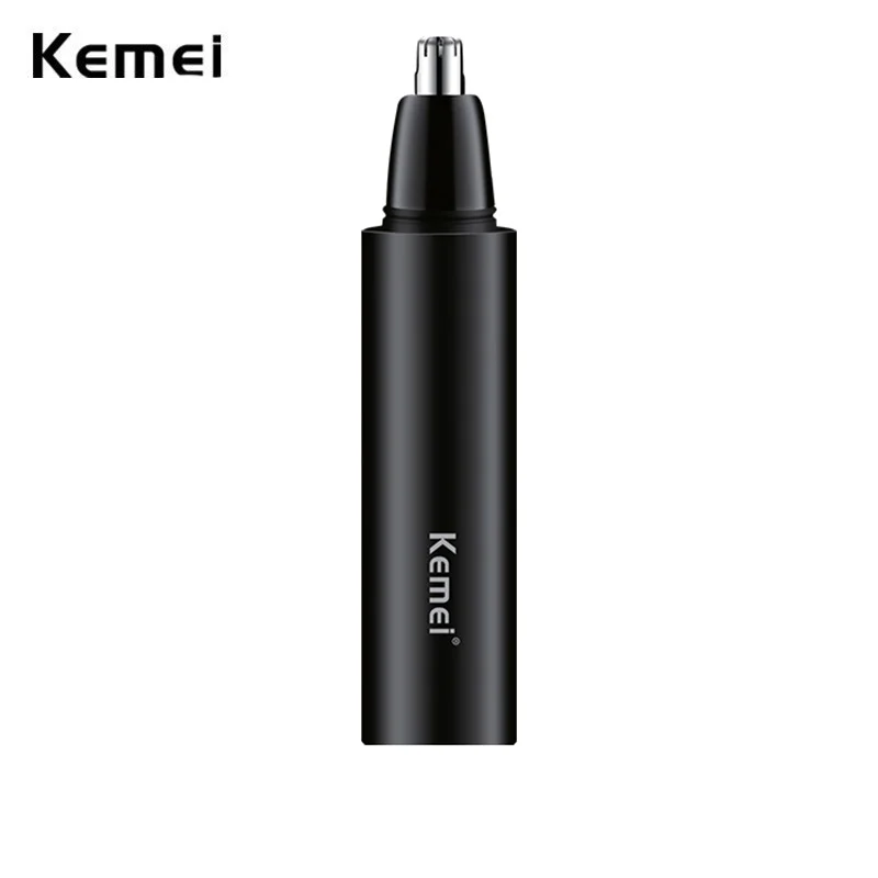 Kemei Electric Mini Nose Trimmers Portable Ear Nose Hair Shaver Clipper Waterproof Safe Removal Cleaner Waterproof Rechargeable portable lint remover fuzz fabric shaver for carpet woolen coat clothes fluff fabric shaver brush tool clothes fur remover