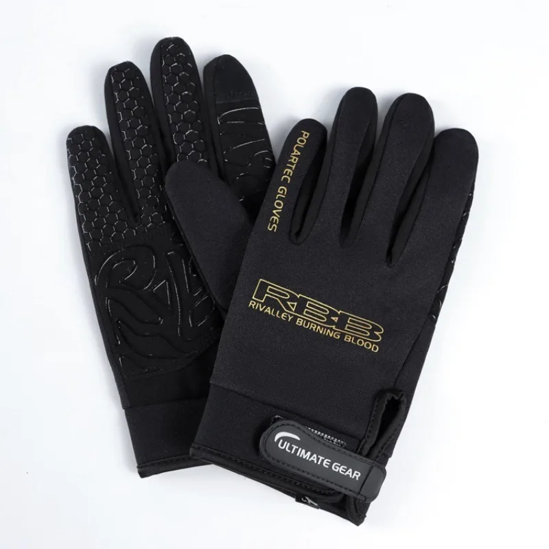 Windproof and Waterproof Fishing Gloves Three Finger All Finger Imported Fabric Anti Slip Glove Winter fishing gloves