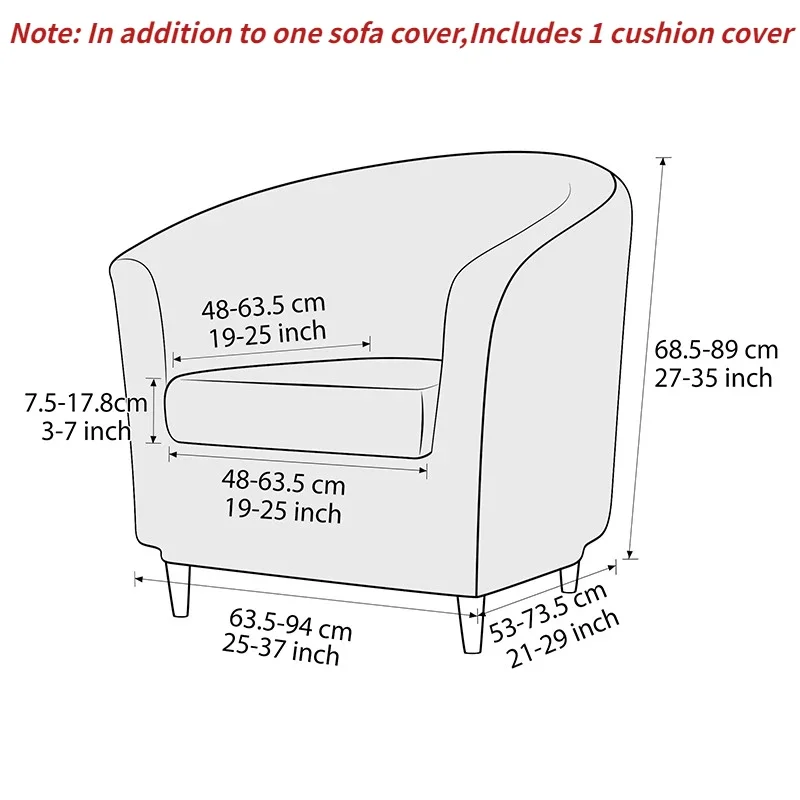 Velvet Sofa Cover Single Sofa Cover for Living Room Elastic Solid Color Armchair Slipcover for Bar Home Counter with Seat Covers 6