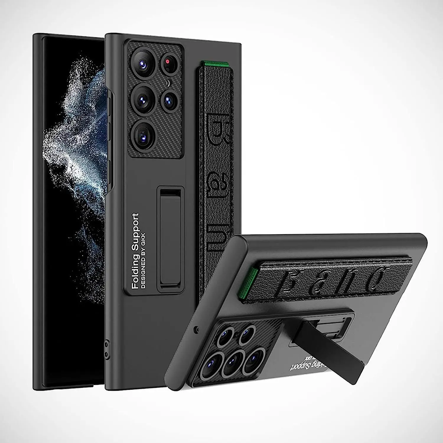 

Чехол для Samsung Galaxy S23/S23 Plus/S23 Ultra с подставкой и браслетом, кожаный чехол для Samsung Galaxy S23 Series