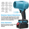 Jet Blower Portable Violent Turbo Fan Powerful Air Blower For Makita 18V Battery Wireless Handheld Fan Car Wash Air Gun Dryer 5