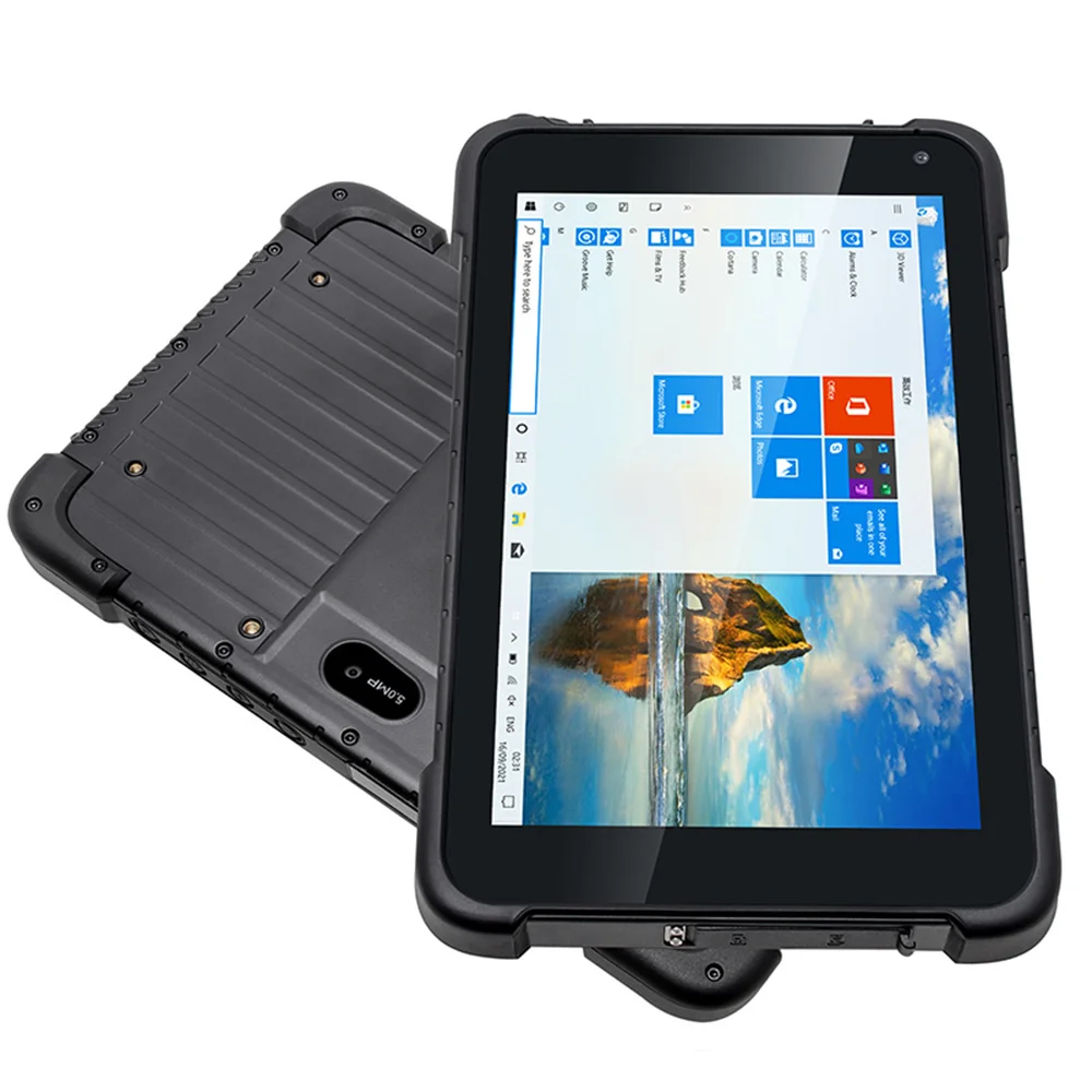 Uniwa Winpad W86H Rugged Waterproof Tablet 8.0Inch HD 4GB+64GB Android 5.1 Tablets 8500mAh Battery Rear Camera 5MP Mobile Phones