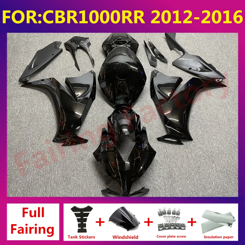 

For Motorcycle CBR1000RR 2012 2013 2014 2015 2016 ABS Bodywork full Fairings Kits CBR1000 RR Shell Fairing kit zxmt set black