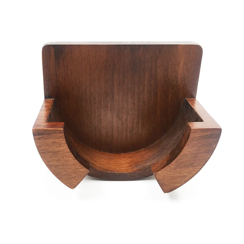 

Coffee Portafilter 51MM-58MM Wall Rack Wood Espresso Coffee Filter Holder Coffee Tools