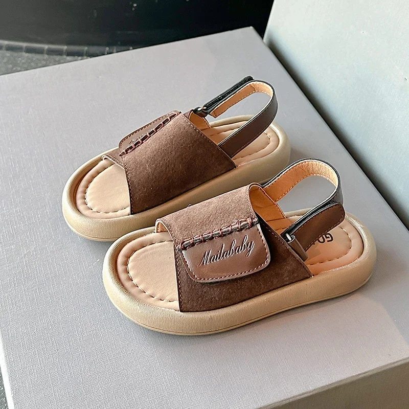 Kids Summer Beach Sandals Soft Non Slip Outdoor Shoes
