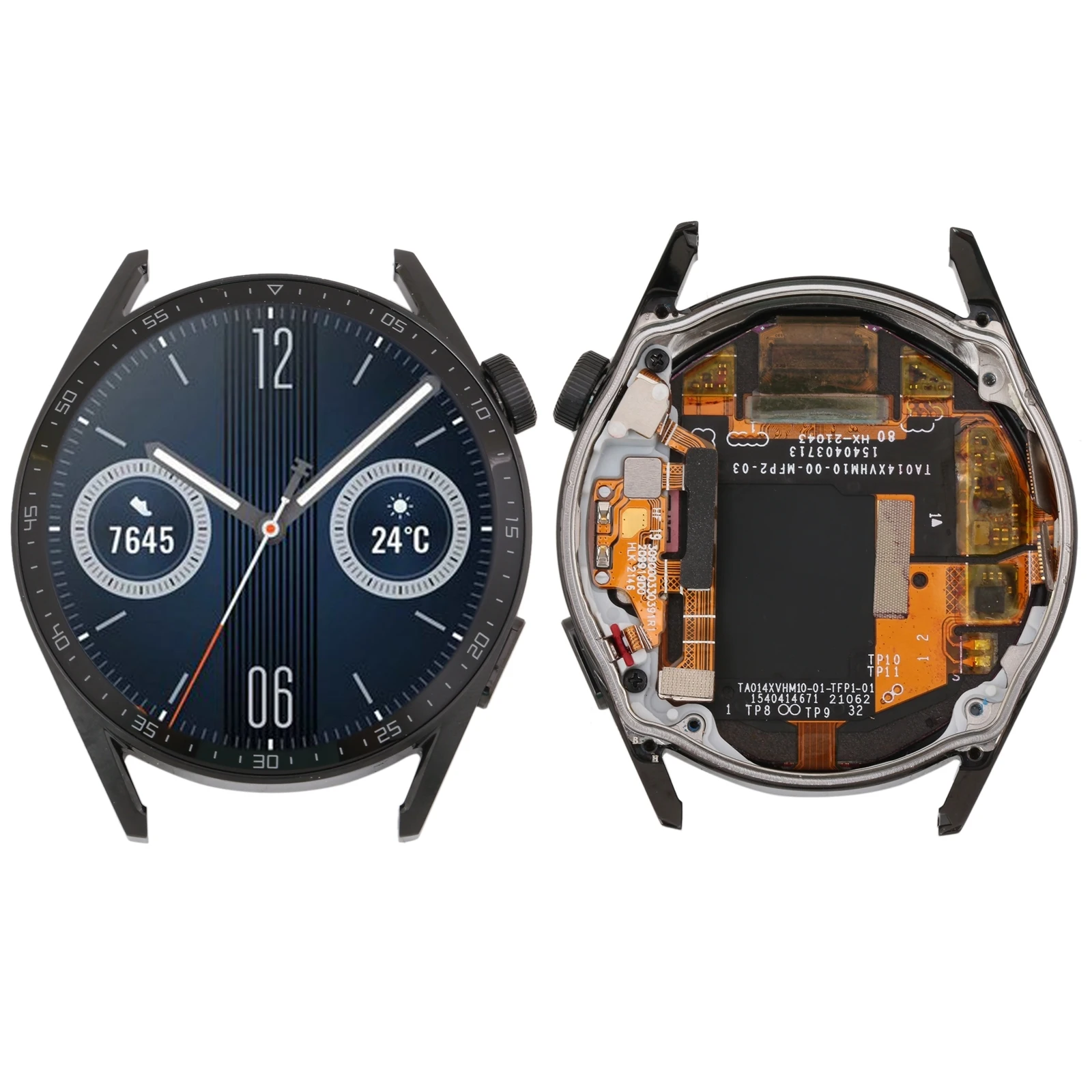 

Dual Cable Edition Original LCD Screen and Digitizer Full Assembly With Frame for Huawei Watch GT 3 46mm JPT-B19