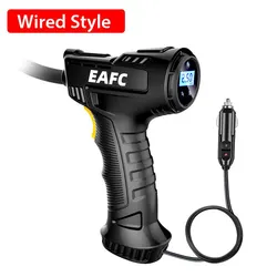 High-Power Portable Digital Air Compressor and Tire Inflator (Wired Style)