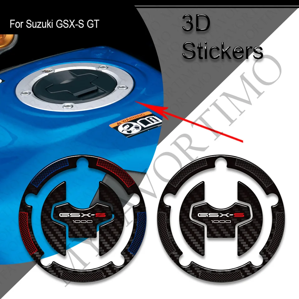 Protector De Depósito 3D Para Suzuki GSX-S1000 GT 2021-2022 - Pegatina Anti-Rayaduras