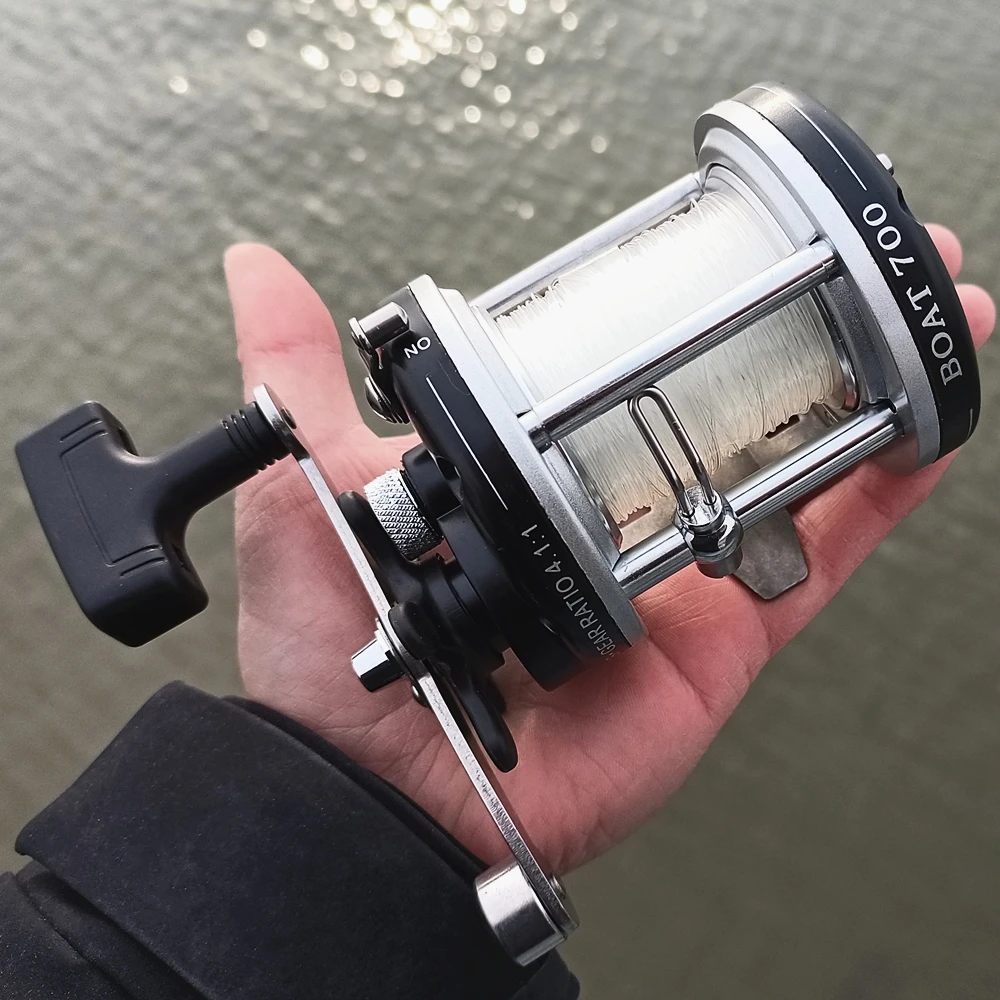 Moulinet de pêche vintage LANGLEY Reelcast modèle 500