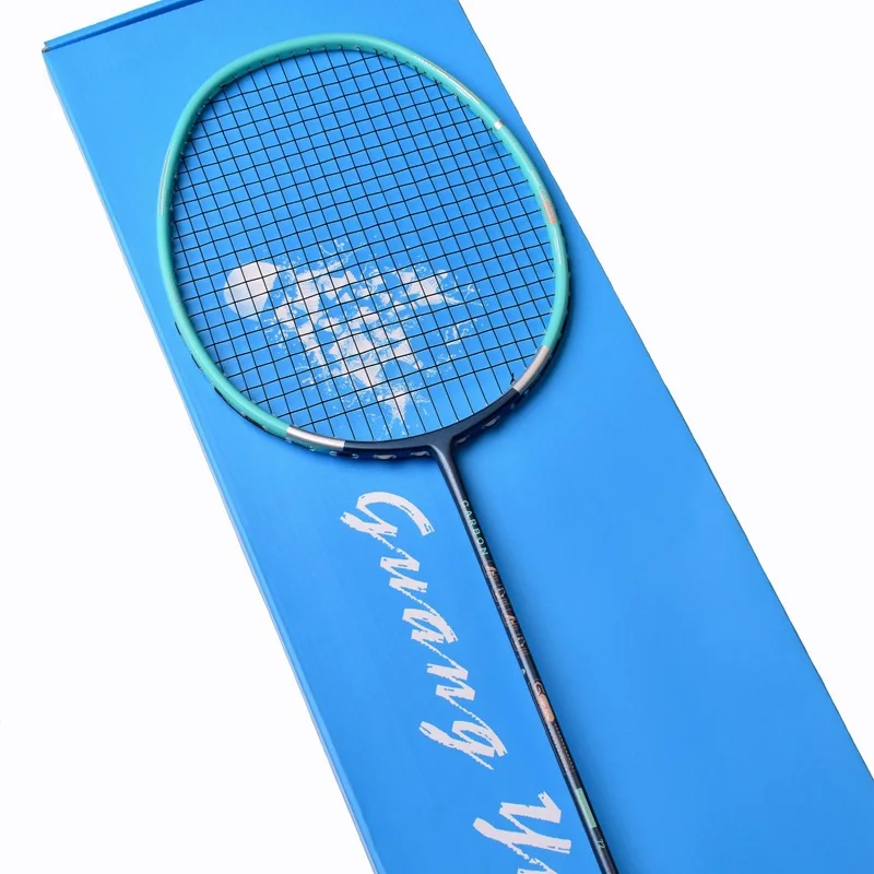 punyu0601❤️ GuangYu-Ultralight Carbon Fiber Badminton Racket, Adult Bat