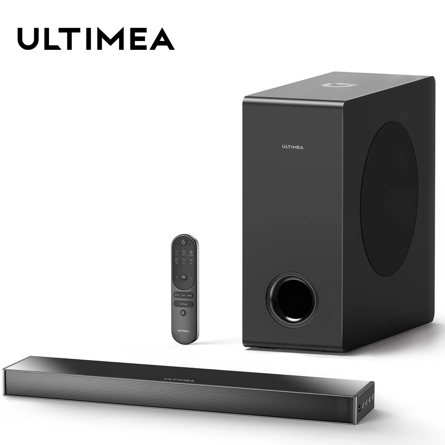 Ultimea 160W 2.1 Tv Soundbar Sistema Audio Home Theater Altoparlanti Bluetooth Soundbar Supporto Subwoofer Altoparlante Ottico Aux Hdmi