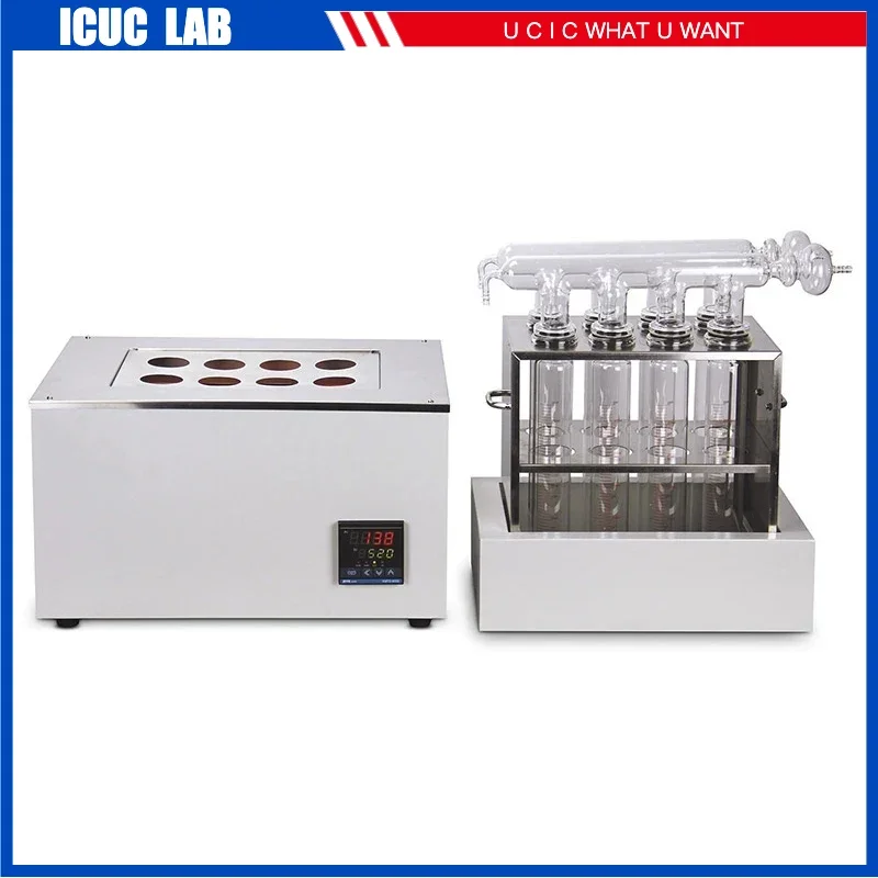 KDN-08C Tube Double Shell Design Electric Digital Infrared Digestive Furnace with Best Price