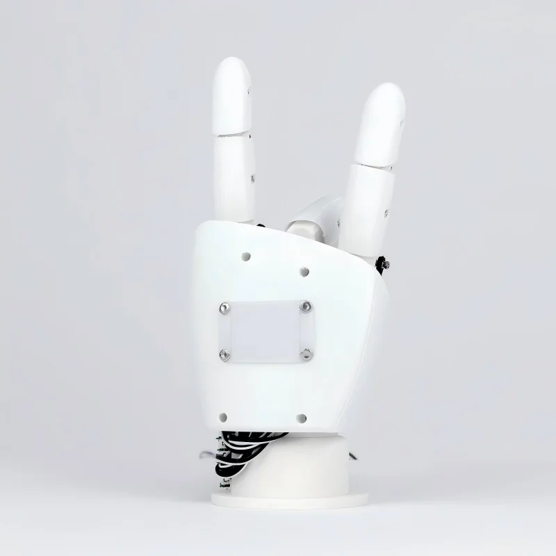조립된 AmazingHand 8 DOF 로봇 손 3D 프린팅된 기계식 손 오른쪽/왼쪽 손 PWM / Feetech 시리얼 모터 프로그래밍 가능한 로봇