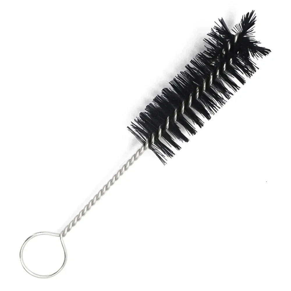 5pcs Durable 5cm Wire Tube Brush Metal Handle Steel Wire Soft Cleaning Brush Glass Hand Tool 4