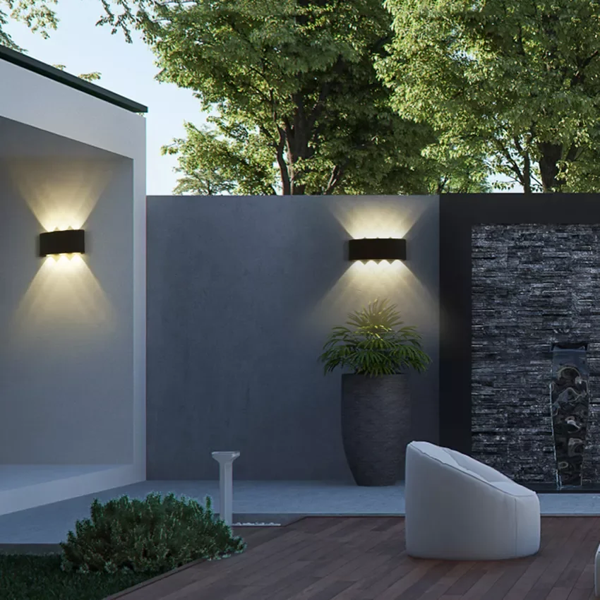LED Outdoor Waterproof Wall Lamp Spotlight Modern Minimalist Courtyard Villa Hotel Corridor Balcony Indoor And Outdoor Wall Lamp