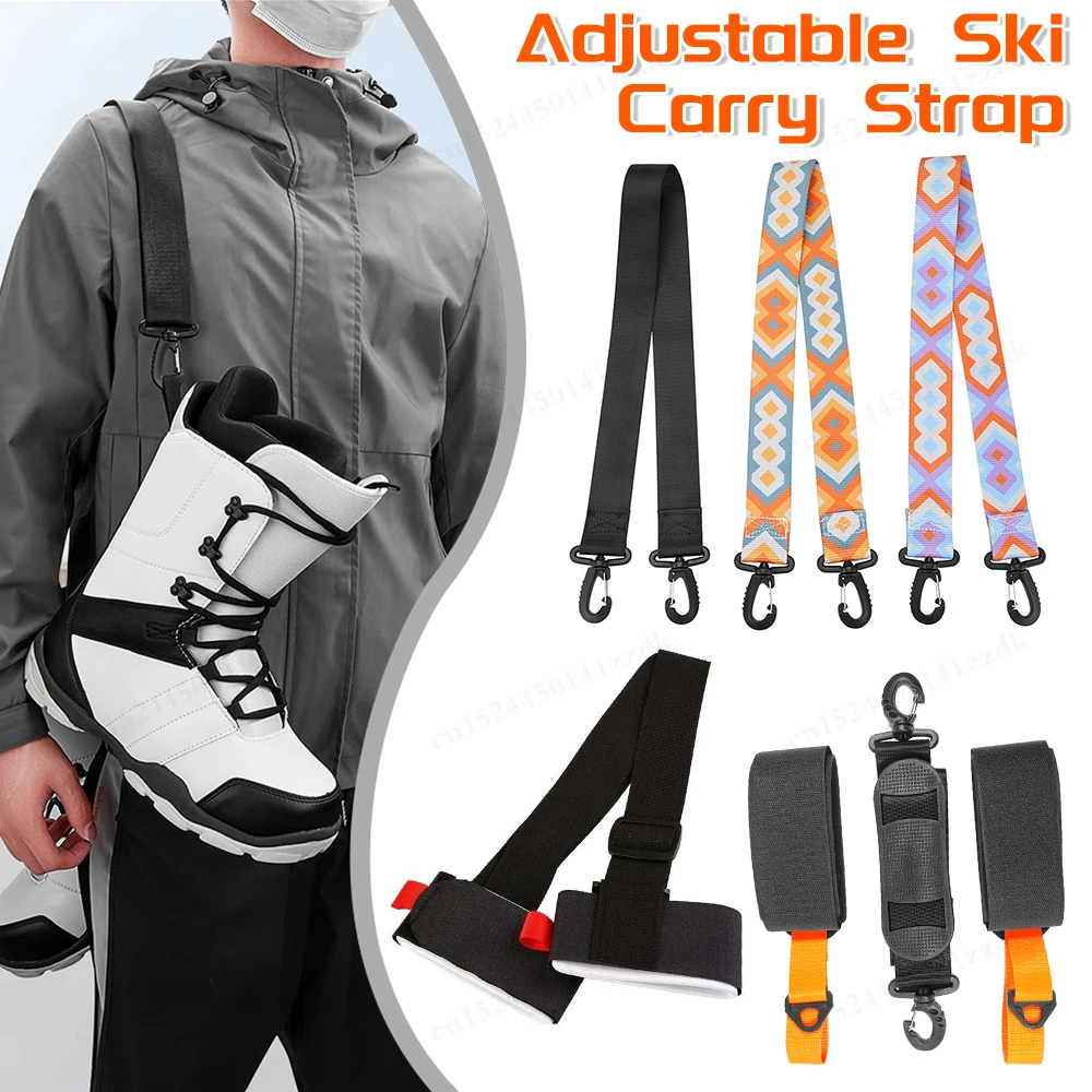Adjustable Ski & Pole Carrier Strap 1