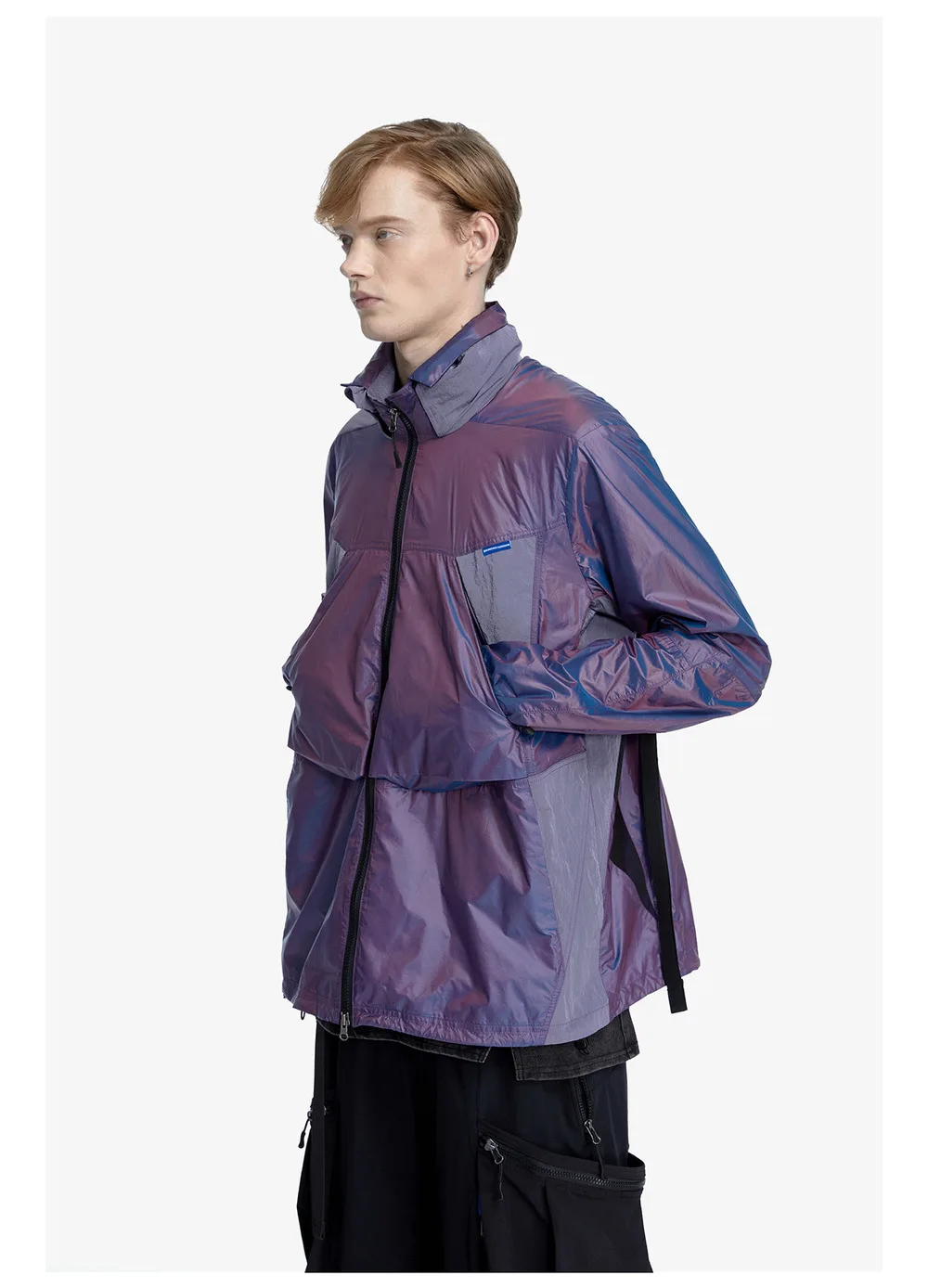 Reindee Lusion 23ss Light breathable UV protection jacket high collar shape adjustable hood techwear gorpcore