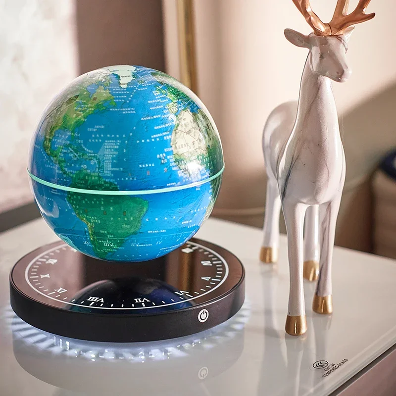 Create 3D Magnetic Levitation Globe.6 8 Inch with LED Night Light Ornament Rotating Globe Floating Desk Lamp Home Decor Gift AliExpress