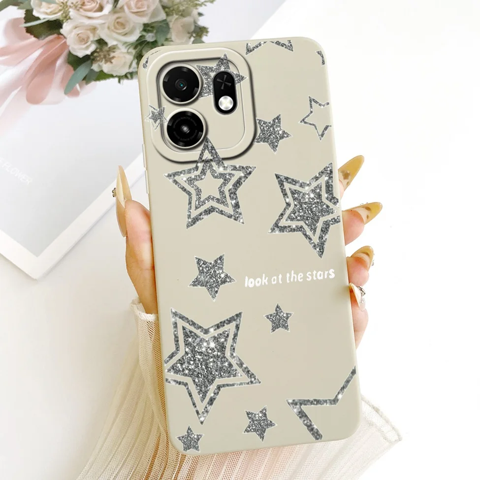 Luxury Floral Phone Case - Fashionable Silicone Cover with Cute Painted Design