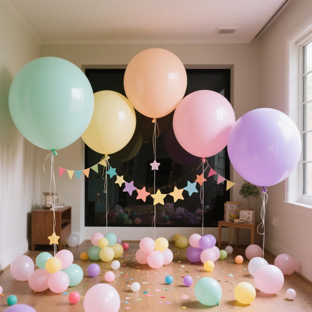 Macaron Gloss Party Balloons 1
