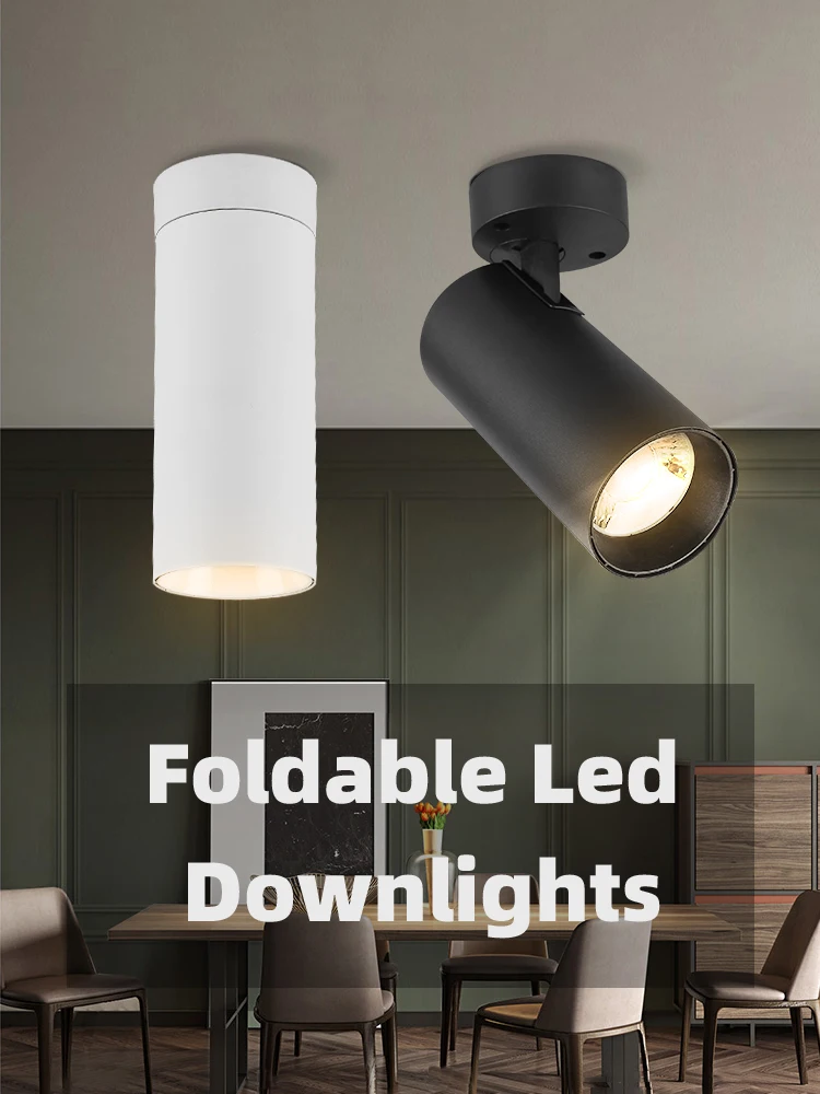 LED Spotlight Foldable Light Fixture Foco Spot Indoor S6a47cb2dc65a44b594be25a4d6bea9c4q
