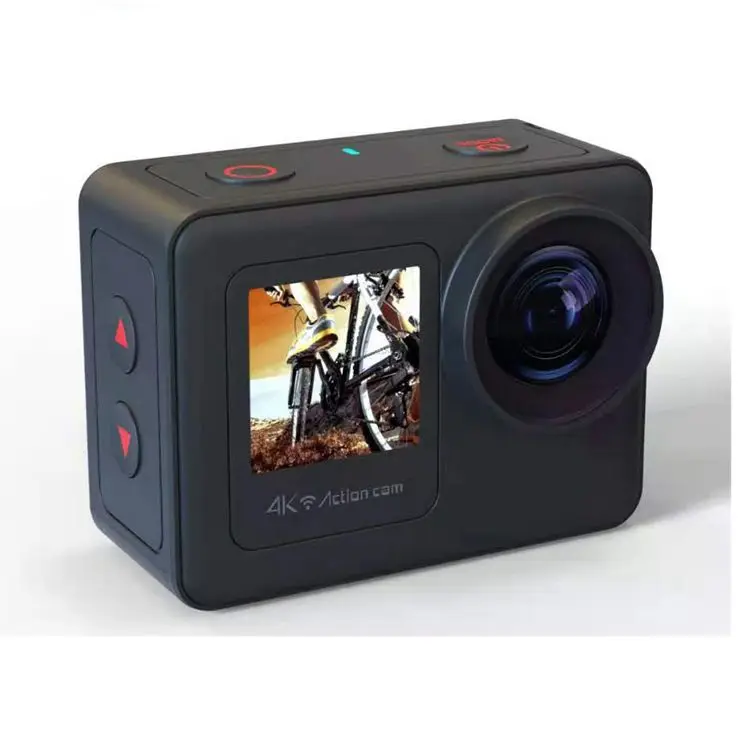 Cámara de acción con pantalla táctil 4K 60FPS, cámara