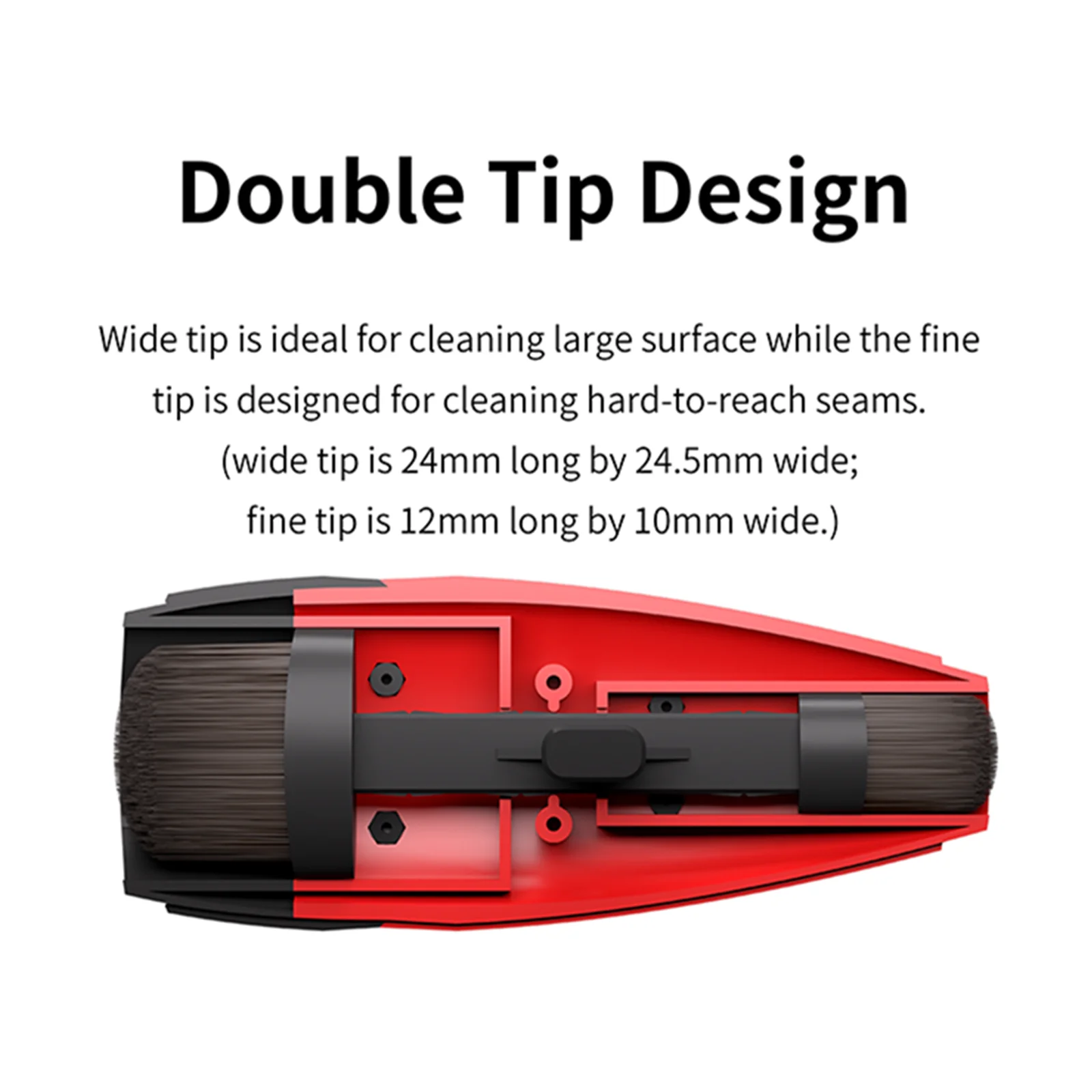 brush usage on model