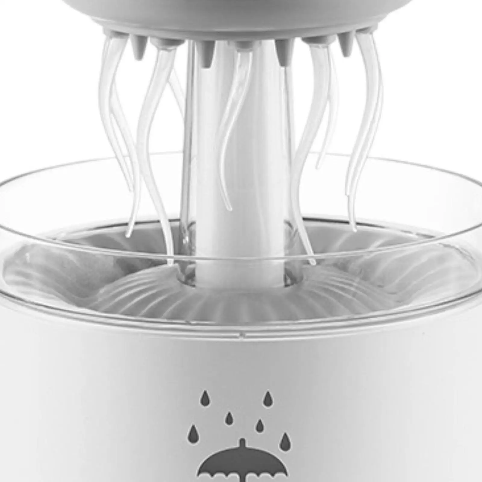 Rotating Raindrop Humidifier Utility Large Capacity 300ml Essential Oil Humidifier for Bedroom Bedside Table Office Home Desktop 5