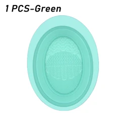 Compact Silicone Makeup Brush Cleaner - Portable Beauty Tool (1 PCS Clean bowl)