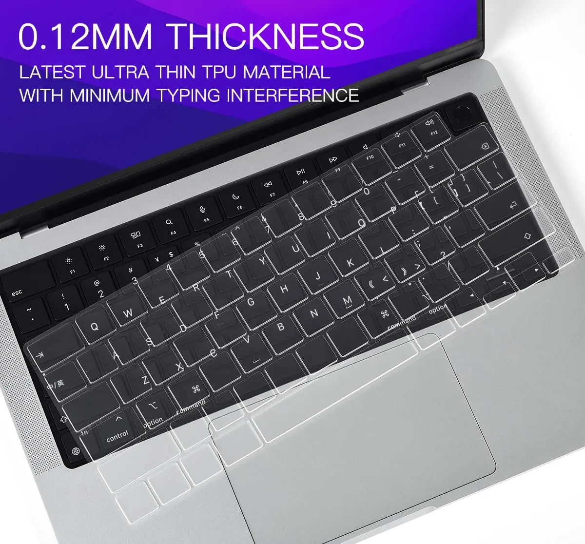 Per 2022 Rilasciato Macbook Air 13 13.6 "M2 Chip E Macbook Pro 14" A2442 E 16 "A2485 M1 Max/Pro Tpu Tastiera Cover Skin Accessori