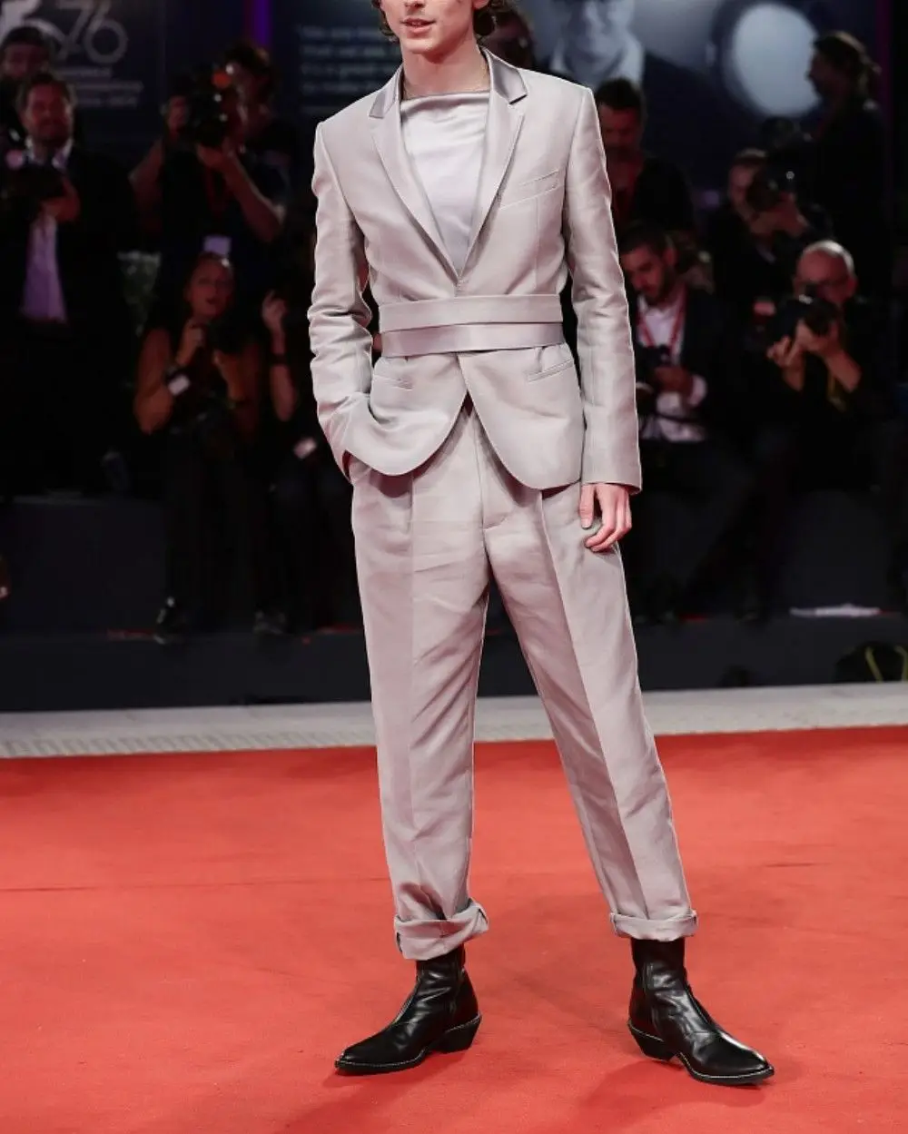Fashion Men Suits Formal Wear Male Tuxedos With Belt Made Blazer Sets Two Pieces Jackt Pants Costume Homme