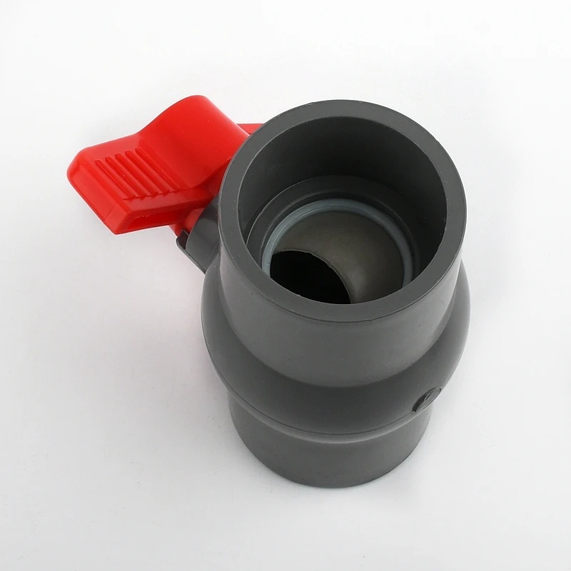 1PC 20~110mm PVC Pipe Socket Ball Valve Aquarium Fish Tank Connectors Fittings Garden Irrigation System Adapter  PVC Ball Valve
