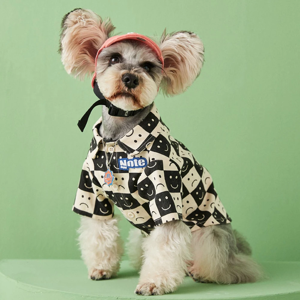 Luxury Dog Clothes for Small Medium Pets Designer Fashion Shirts For Cats