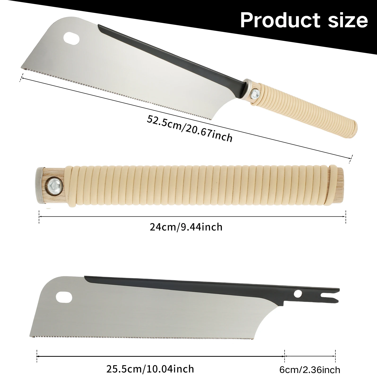 1/2Pcs Hand Saw Woodworking hacksaw Multifunction Cutting Wood Sharp Pocket Garden Prunch Saws Tree Chopper Knife Cutter Tools