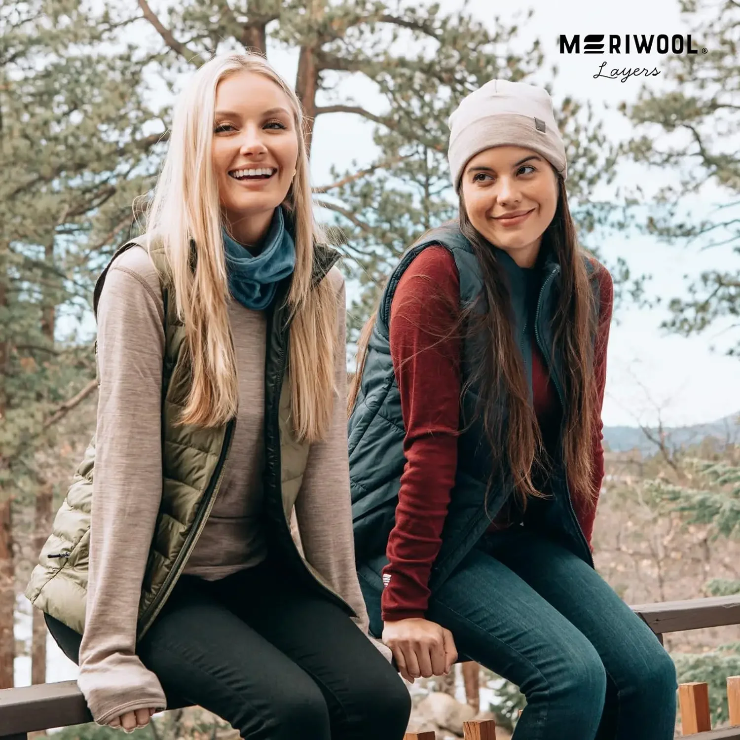 100% Merino Wool Women Base Layer Tops Merino Thermal Underwear Lightweight Long Sleeve Shirt Hiking Wicking Anti-Odor 170G/190G 4