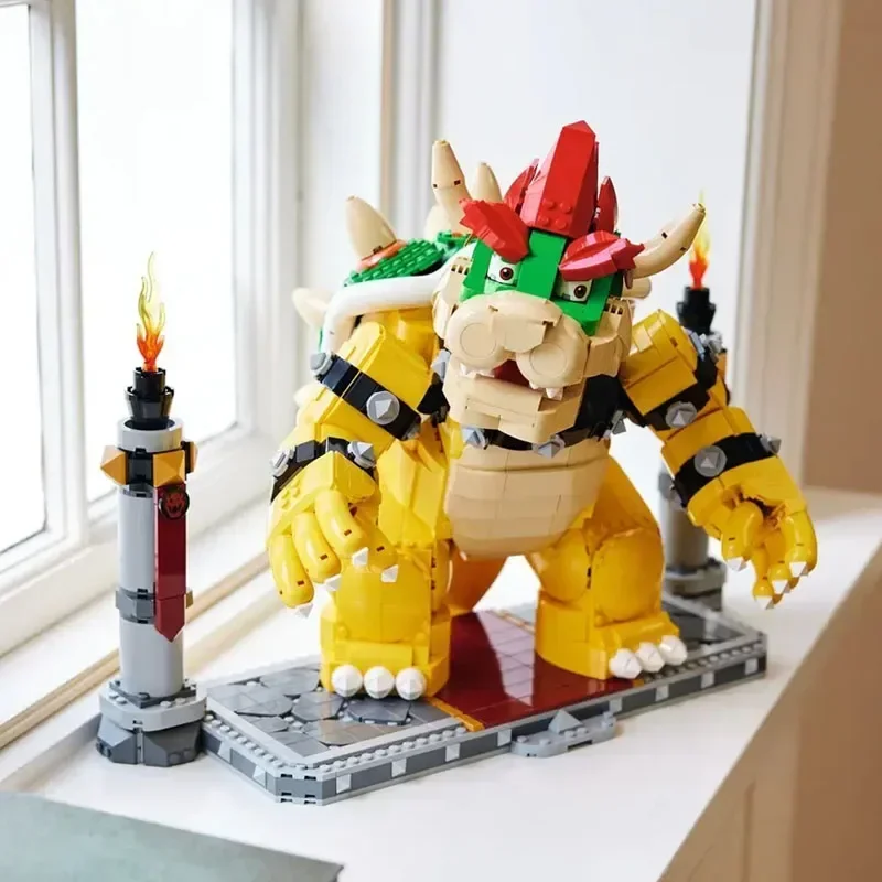 2807 PCS The Mighty Bowser Building Blocks Bricks Boys Birthday Christmas Girls Toys Compatible 71411 building block toys building toy set