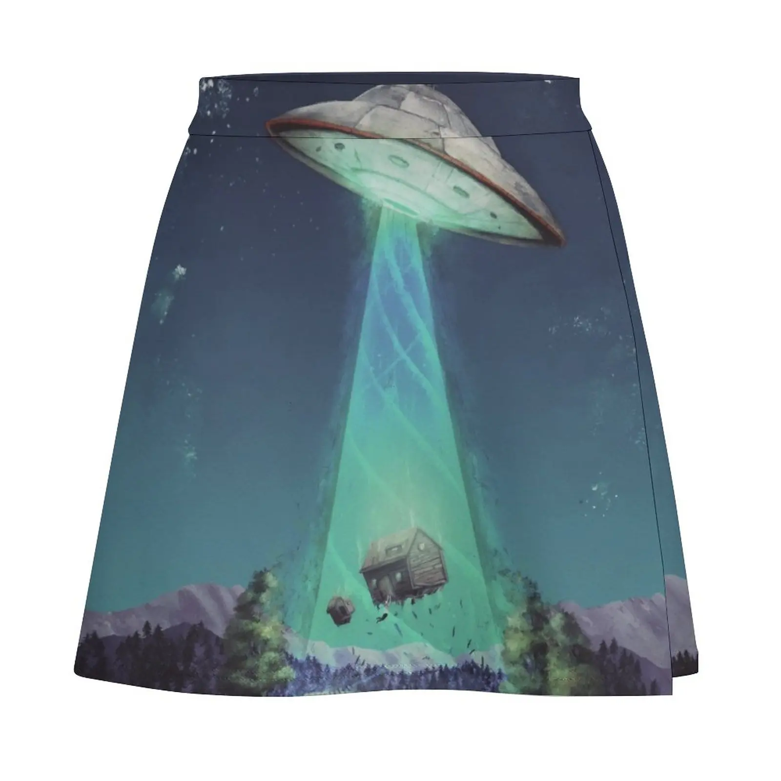 Abducted Mini Skirt mini denim skirt night club outfit mini skirts