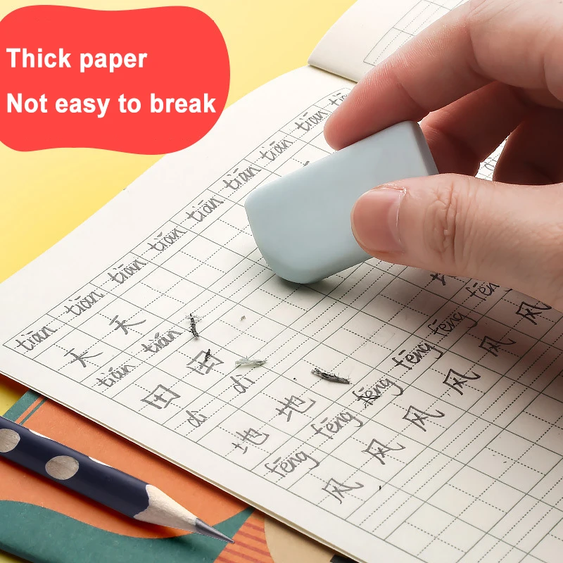 10pcs / Set Learning Chinese Children's Tian Ziben Writing Workbook Back To School Picture Books Learning Remember The Notebook 4