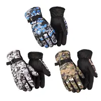Winter Snowboard Ski Gloves Cotton Waterproof Breathable Snow Gloves Motorcycle Gloves for Cold Weather Mens Womens 2