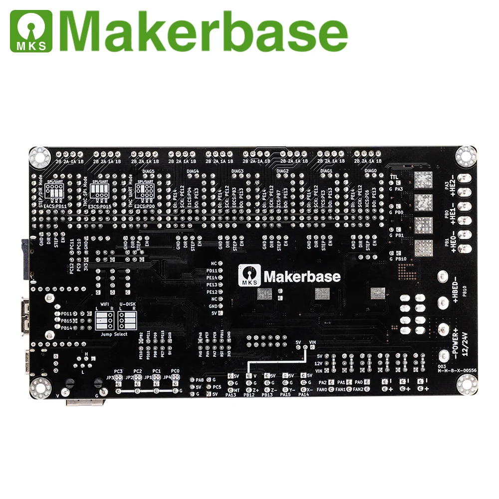 Makerbase-mks Monster8 v2 Cartão de Controle 3d Peças da Impressora Tmc2209 para Voron vs Polvo Aranha 32bit - Imagem 3