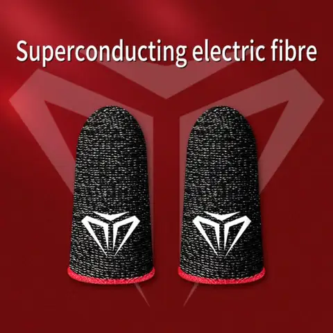 Gaming Finger Sleeve Touch Screen Finger Cots Cover Breathable Ultra-thin Sensitive Fingertips Accessories For Mobile Games