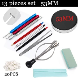 Multipurpose Leather Protective Pad Holder for Watch Repair and Maintenance (13PCS 53MM)
